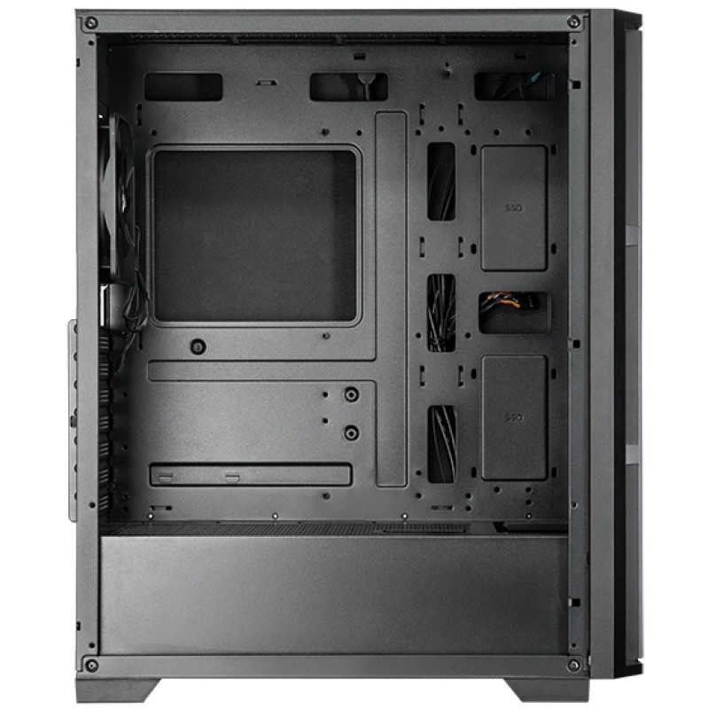 Корпус Chieftec Pro Midi Q AS-01B-OP ATX, без БЖ, Black