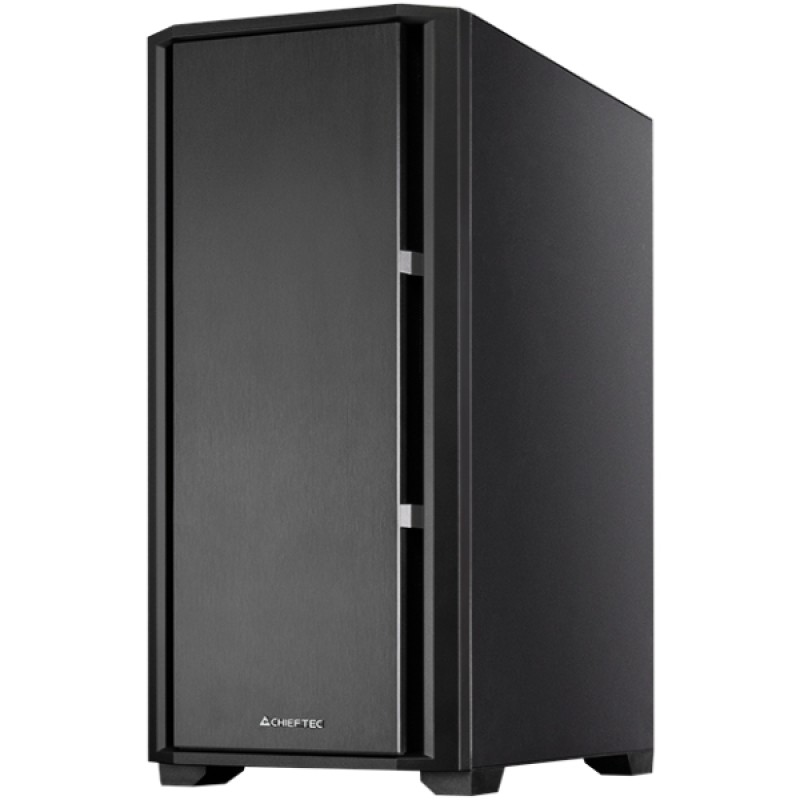 Корпус Chieftec Pro Midi TG AS-02B-TG-OP ATX, без БЖ, Black