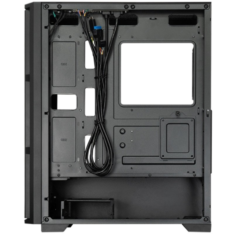 Корпус Chieftec Pro Midi TG AS-02B-TG-OP ATX, без БЖ, Black