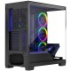 Корпус Modecom VOLCANO STELLAR ARGB MIDI 5x120mm fans BLACK без БЖ ATX