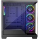Корпус Modecom VOLCANO STELLAR ARGB MIDI 5x120mm fans BLACK без БЖ ATX