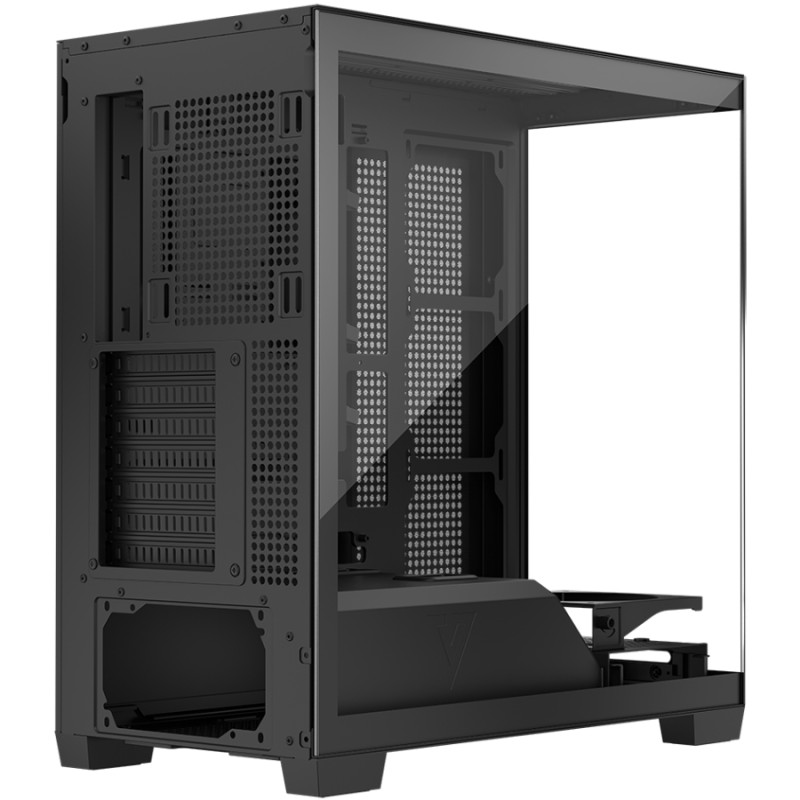 Корпус Modecom VOLCANO STELLAR MIDI w/o fans BLACK без БЖ ATX