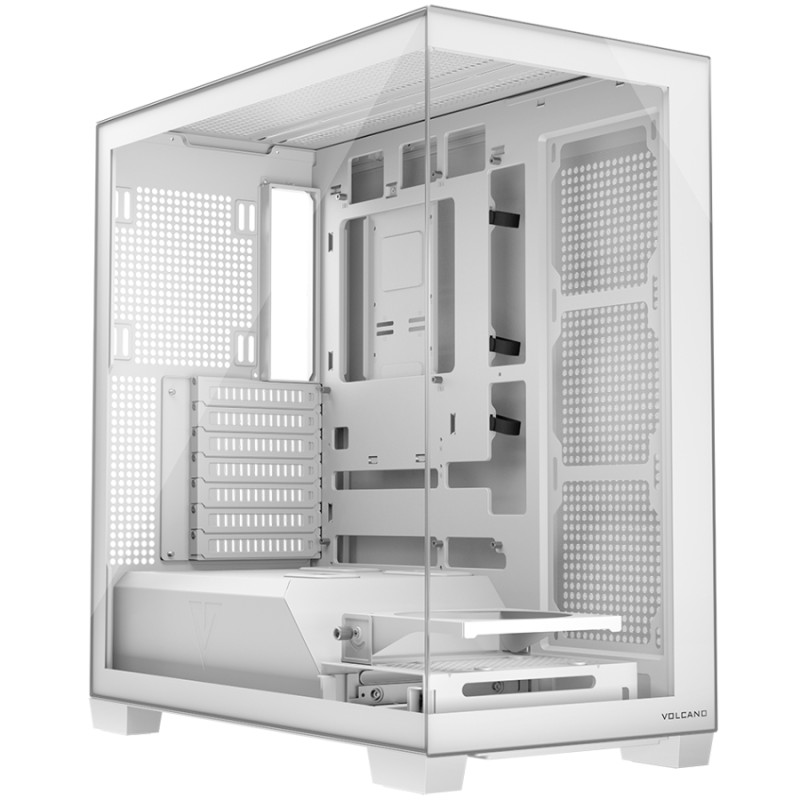 Корпус Modecom VOLCANO STELLAR MIDI w/o fans WHITE без БЖ ATX