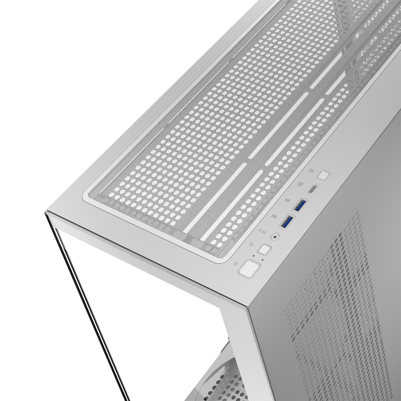 Корпус Modecom VOLCANO STELLAR MIDI w/o fans WHITE без БЖ ATX