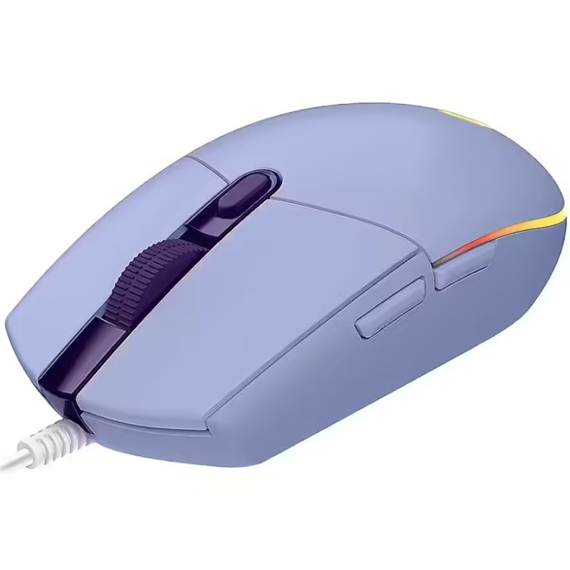 Мишка Logitech G102 Lightsync USB бузкова
