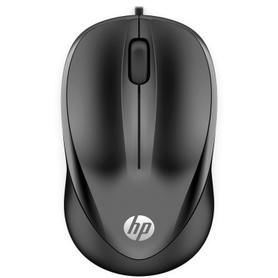 Мишка HP 1000 Wired Mouse, 3 кн., 1200 dpi, чорна