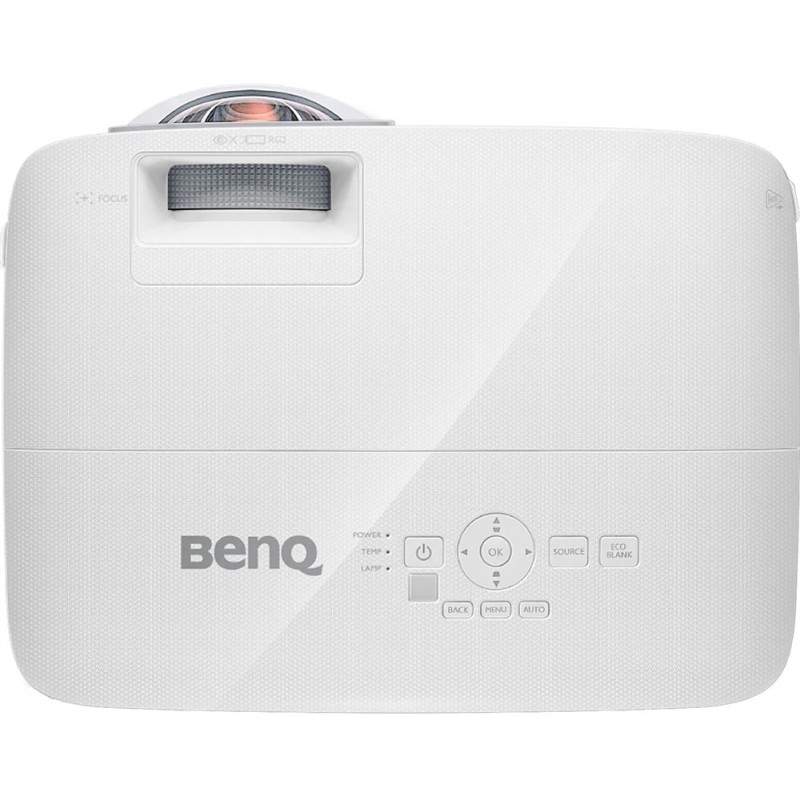 Проєктор BENQ MW809STH, короткофокусний, DLP, WXGA , 3600Lm, 20000:1, D-sub, HDMI, RJ45, білий Проєктор BENQ MW809STH, короткофокусний, DLP, WXGA , 3600Lm, 20000:1, D-sub, HDMI, RJ45, білий