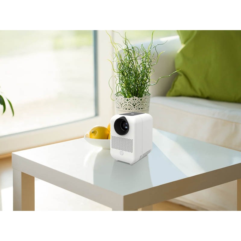 Проектор HP CC180W 2in1 LED LCD HD 100 AL 16:9 Linux HDMI WiFi Bluetooth(Out) екран 84" білий