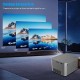 Проектор H96MAX HY350 , LED, LCD, Full HD, 300 AL,16:9, Android 11.0, HDMI, WiFi, Bluetooth, сірий