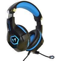 Гарнітура Microlab G7, 3,5мм+USB, Black-Blue