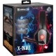 Ігрова гарнітура Defender X-Skull кабель 2.1м, чорно-сіра
