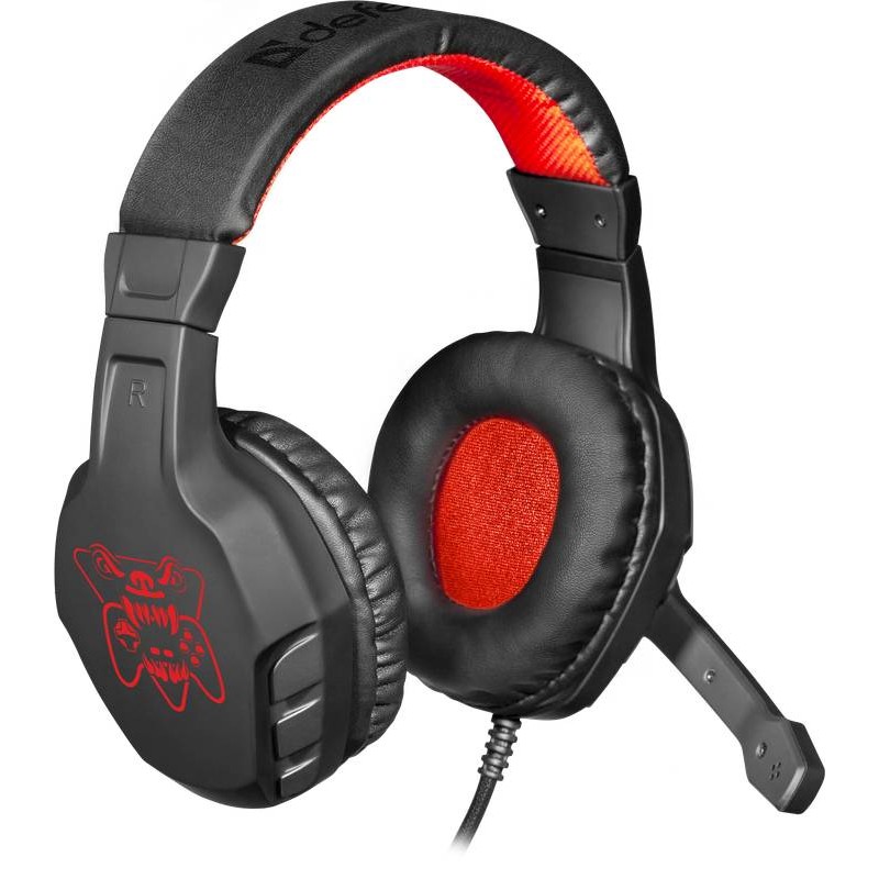 Гарнітура Defender Cujo, 3,5мм, Black-Red