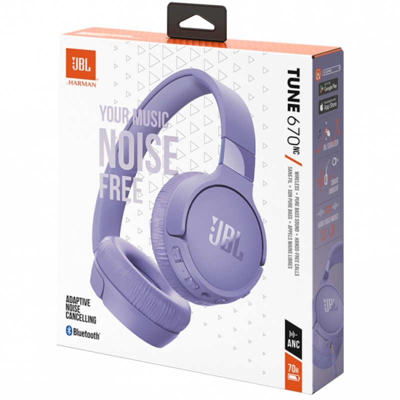 Навушники JBL T670NC Purple