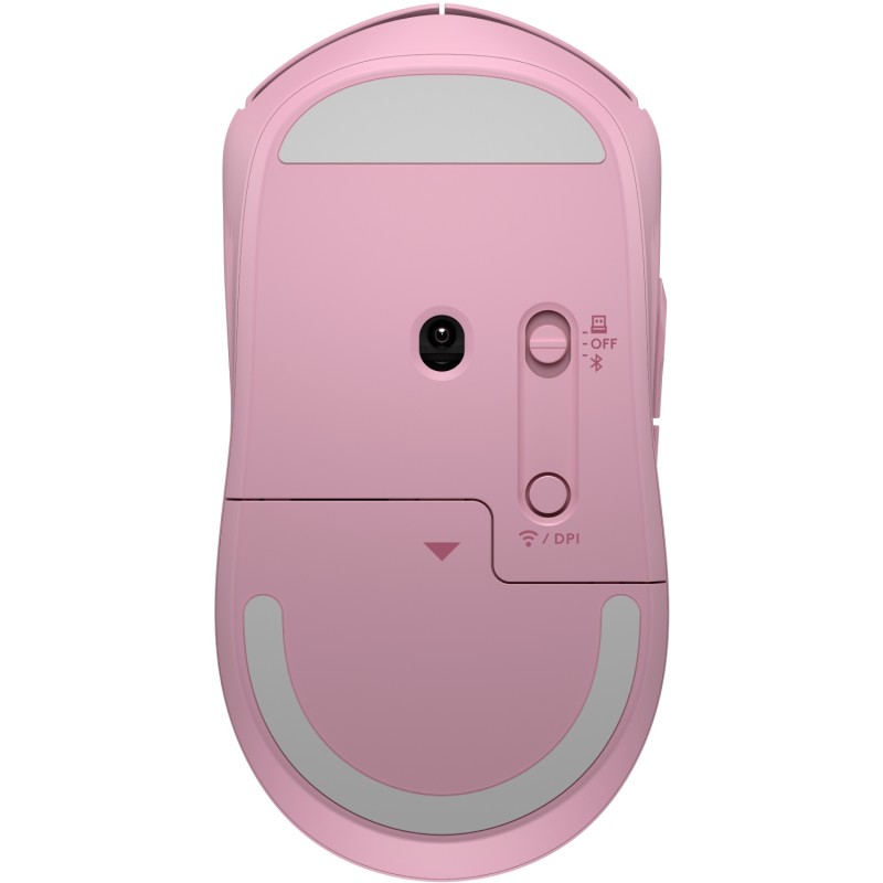 Мишка бездротова HP 400 Quiuet, 5 кн., 1200 dpi рожева