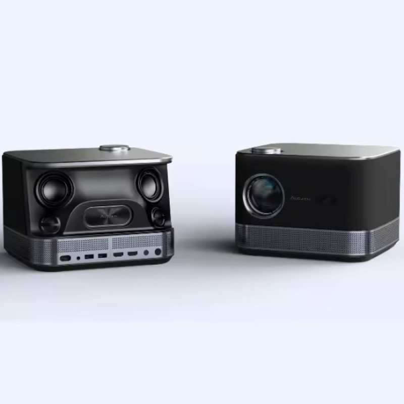 Проєктор Aurzen Boom 3 FullHD 500 ANSI Lm 16:9/4:3, 2*HDMI, 2*USB, Android Smart TV, Wifi, 36W, чорн Проєктор Aurzen Boom 3 FullHD 500 ANSI Lm 16:9/4:3, 2*HDMI, 2*USB, Android Smart TV, Wifi, 36W, чорн