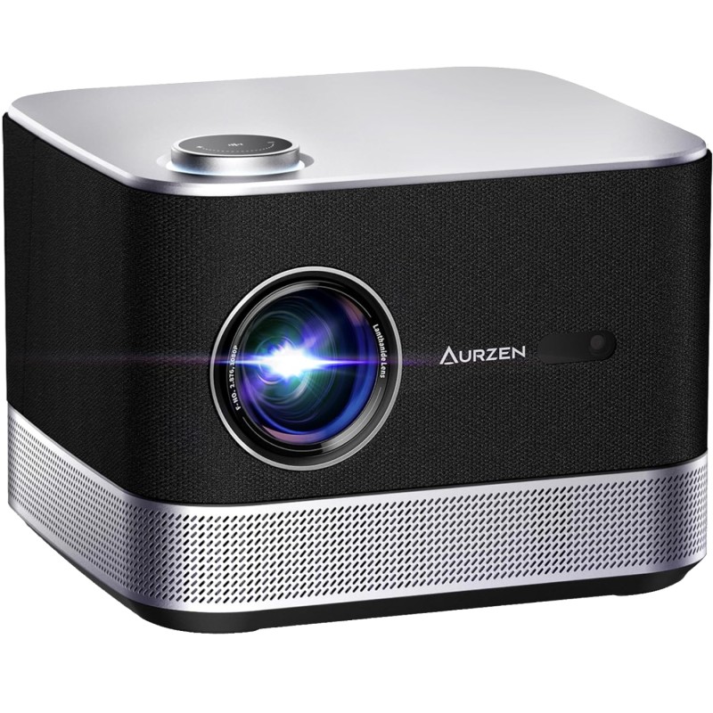 Проектор Aurzen Boom 3 Full HD 500 ANSI Lm 16:9/4:3 HDMI Android With Web OS Wifi 5 чорний