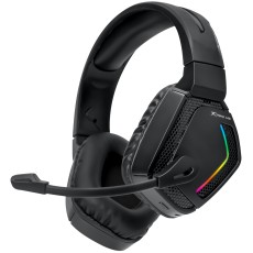 Ігрова гарнітура XTRIKE ME GH-512W XBOX/PS/PC, бездротова+ 2.4G+3,5мм, 7 режимів RGB, чорна