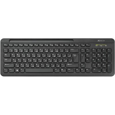 Клавіатура XTRIKE ME KB-303 UA бездротова Bluetooth+2.4G,105 кл. чорна