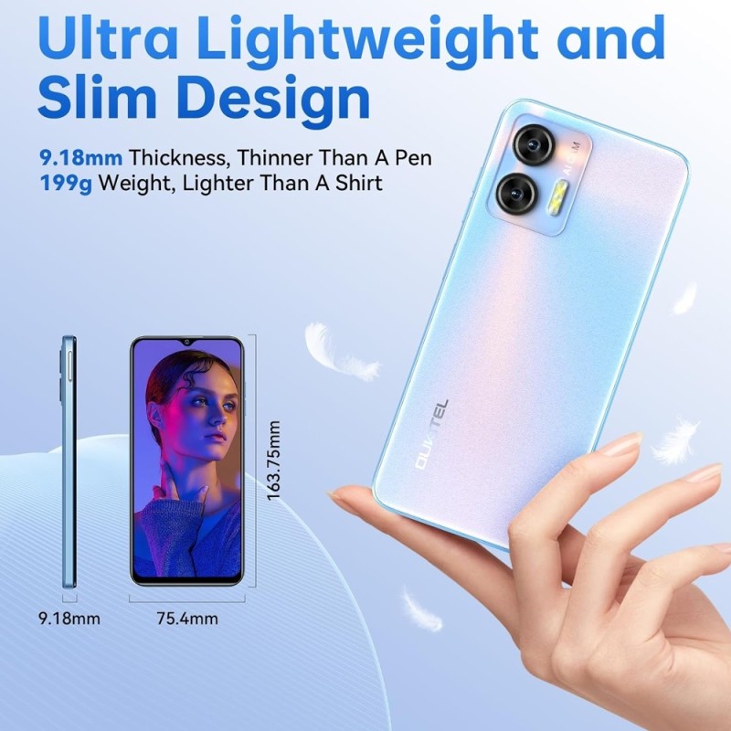 Смартфон Oukitel C36 6.56" HD /8GB/256GB/ T606 /5150mAh/ 13+5Мп / Black