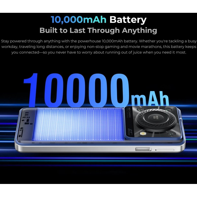 Смартфон Oukitel C60pro 6.88" HD+ /8GB/256GB/ T606 /10000mAh/ 13+5Мп / Blue