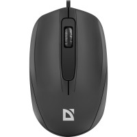 Мишка Defender Alpha MB-507, 3кн.,1000dpi, безшумна чорна