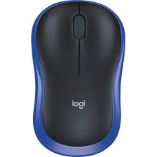 Logitech M185 wireless mouse, blue (new)