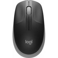 Мишка Logitech M190 бездротова, Full size, Mid Grey