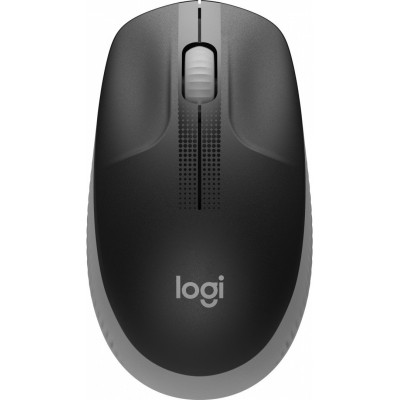 Мишка Logitech M190 бездротова, Full size, Mid Grey
