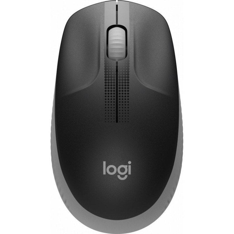 Мишка Logitech M190 бездротова, Full size, Mid Grey