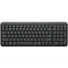 Клавіатура бездротова  LOGITECH K250 UKR, 2.4GHZ/BT,  Graphite