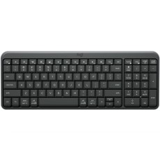 Клавіатура бездротова  LOGITECH K250 UKR, 2.4GHZ/BT,  Graphite