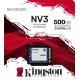 SSD 500GB Kingston NV3 M.2 2230 PCIe 4.0 x4 NVMe SSD 500GB Kingston NV3 M.2 2230 PCIe 4.0 x4 NVMe