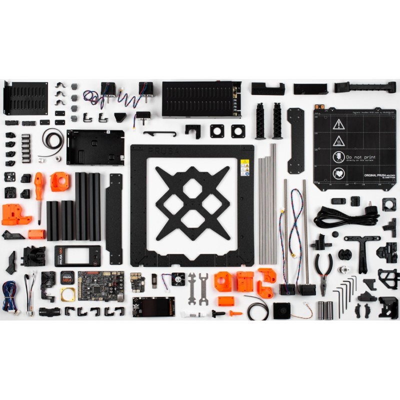 Принтер 3D Prusa MK4S KIT (FDM 1.75mm 250x210x220mm USB Wi-Fi NFC чорний) DIY kit Принтер 3D Prusa MK4S KIT (FDM 1.75mm 250x210x220mm USB Wi-Fi NFC чорний) DIY kit