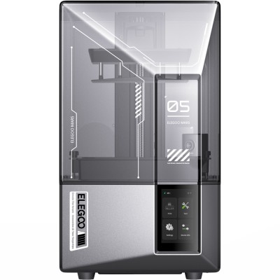 Друкарка 3D ELEGOO Mars 5 Ultra 9K (LCD ±0.1 mm Chitubox MSLA 153.36x77.76x165 mm WiFi USB сірий)