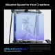 Принтер 3D ELEGOO Neptune 4 Max (FDM 1.75 mm 0.4 mm 420×420×480 mm WiFi WLAN USB сірий)