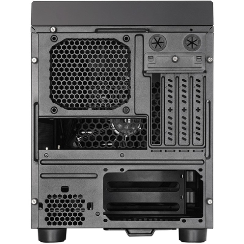 Корпус Chieftec THE CUBE CI-03B-OP, без БЖ, fan 20cm, mATX, Black
