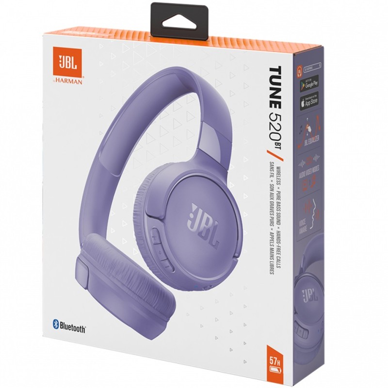 Навушники JBL T520BT Purple JBLT520BTPUREU Навушники JBL T520BT Purple JBLT520BTPUREU