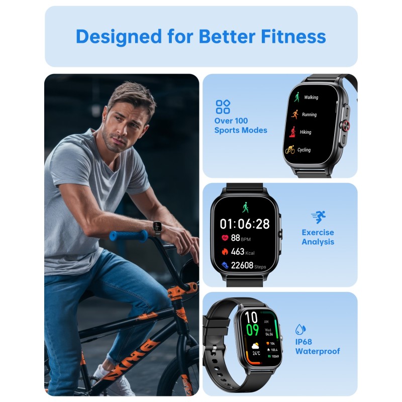 Годинник Oukitel V7 Pro Black