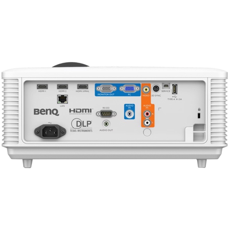 Проєктор BENQ LU785, лазерний, DLP, WUXGA, 6000 ANSI Lm, 3000000:1, HDMI, USB, LAN, 16:10, білий