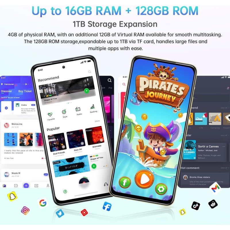 Смартфон Oukitel C65 6.7" HD+ /4GB/128GB/ T606 /5150mAh/ 50+8Мп/ Gold