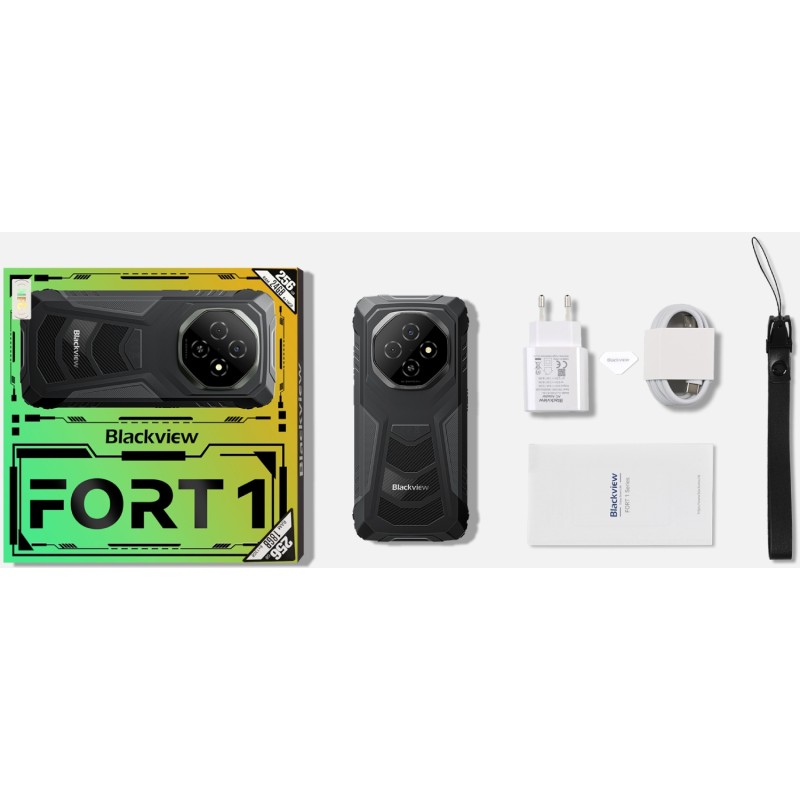 Смартфон Blackview FORT 1 6.56" HD+ /6GB/256GB/ T615 / 10000mAh / 16+2+8Мп / NFC / IP69K / Orange Смартфон Blackview FORT 1 6.56" HD+ /6GB/256GB/ T615 / 10000mAh / 16+2+8Мп / NFC / IP69K / Orange