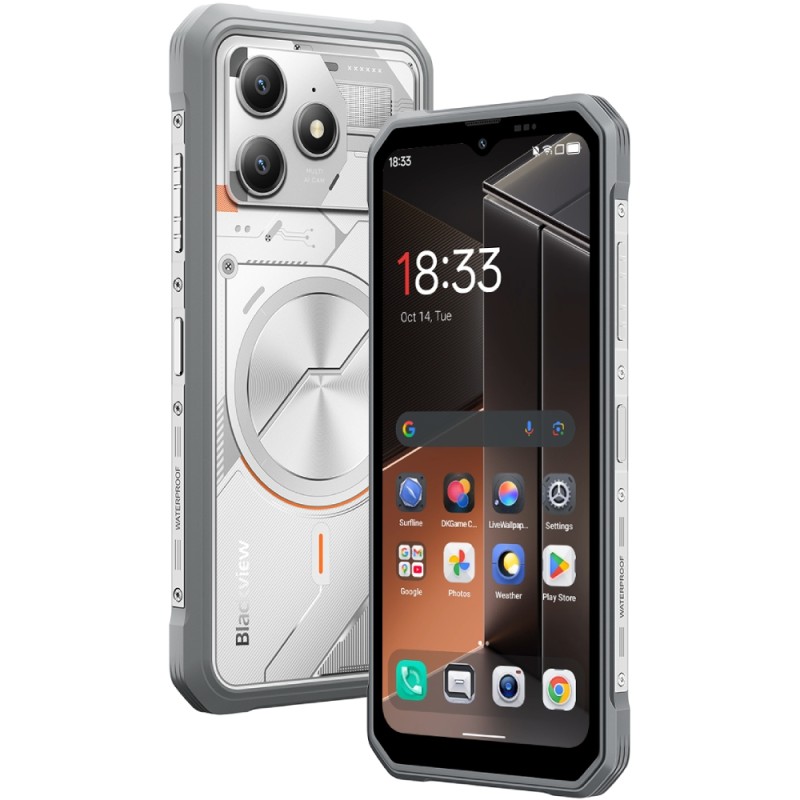 Смартфон Blackview FORT 100 6.56" HD+ /8GB/128GB/ G81 / 5000mAh / 16+13Мп / NFC / IP69K / White Смартфон Blackview FORT 100 6.56" HD+ /8GB/128GB/ G81 / 5000mAh / 16+13Мп / NFC / IP69K / White
