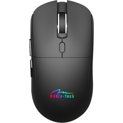 Мишка Media-Tech MT1124, бездротова Bluetooth+2.4G, 3200dpi., 5кн., Silent, чорна Мишка Media-Tech MT1124, бездротова Bluetooth+2.4G, 3200dpi., 5кн., Silent, чорна