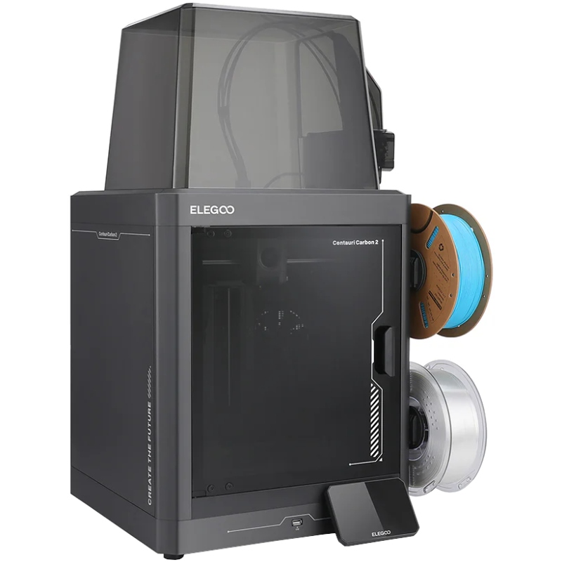 Принтер 3D ELEGOO Centauri Carbon 2 combo (FDM 1.75 mm 256x256x256 mm 4-Color AMS WiFi USB сірий) Принтер 3D ELEGOO Centauri Carbon 2 combo (FDM 1.75 mm 256x256x256 mm 4-Color AMS WiFi USB сірий)