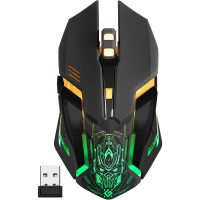 Мишка Defender Trigger GM-934, бездротова,  ігрова, 6 кн. 3200 dpi, 350mAh, LED, біла