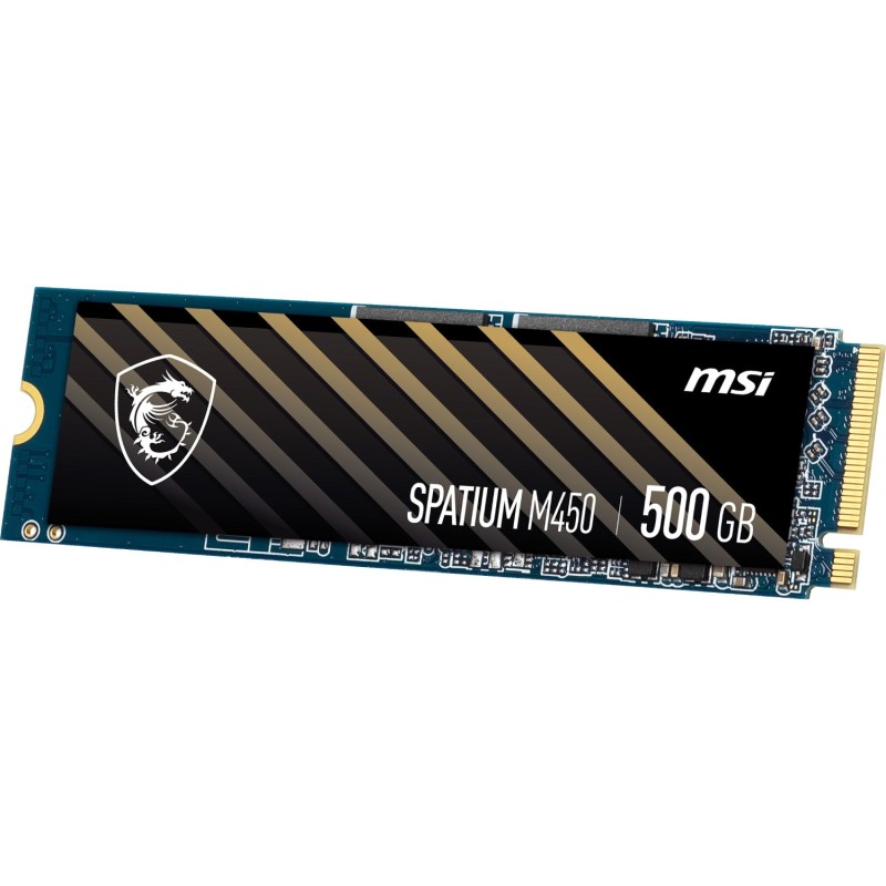 SSD 500Gb MSI SPATIUM M450 M.2 2280 PCIe NVMe Gen 4x4 3D NAND, Retail