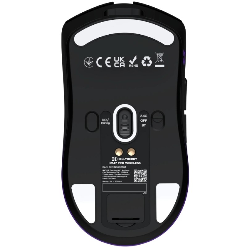 Миша HATOR Hellyberry HM47 PRO Black-violet gradient Миша HATOR Hellyberry HM47 PRO Black-violet gradient