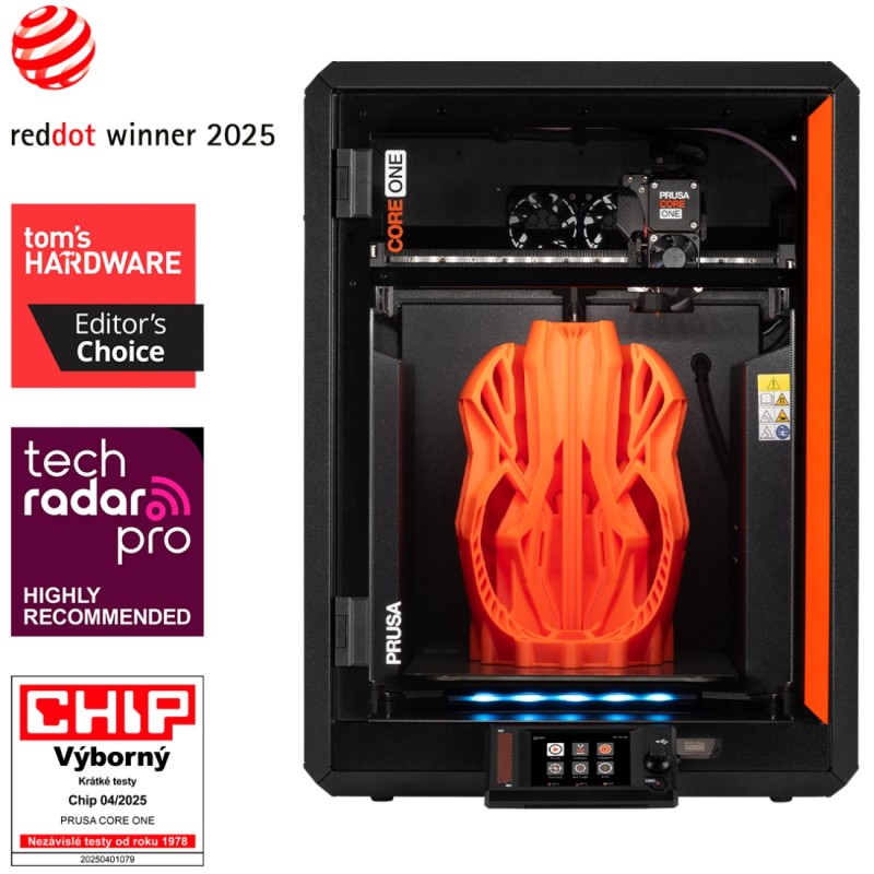Принтер 3D Prusa CORE One+ assembly (FDM 1.75mm 250x220x270 mm USB Ethernet WiFi чорний) Принтер 3D Prusa CORE One+ assembly (FDM 1.75mm 250x220x270 mm USB Ethernet WiFi чорний)