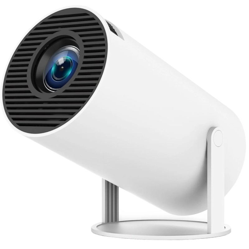 Проєктор AGN HY300A LED projector HD 100AL 16:9 RK3326 1G/8G Android 9 HDMI WiFi BT білий