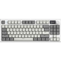 Клавіатура ігрова механічна Attack Shark K86 87кл.RGB,Wireless, Business Gray